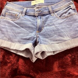 Hollister Women's Light Blue Jean Shorts
